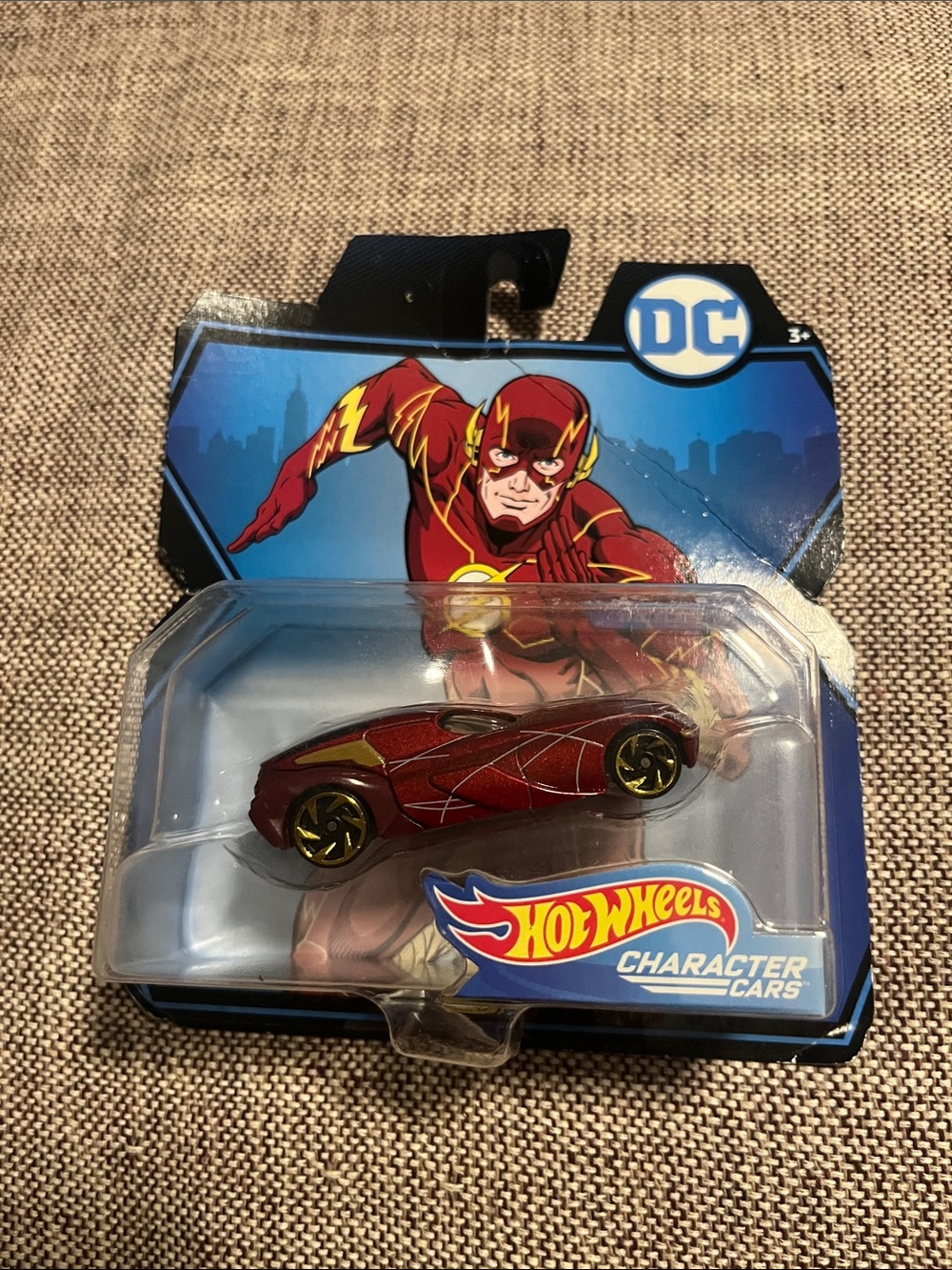 NIB 2018 Mattel Hot Wheels DC The Flash Red Character Car by Hot Wheels